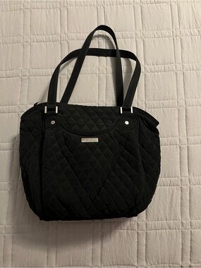 Vera Bradley Black Quilted Tote Bag
